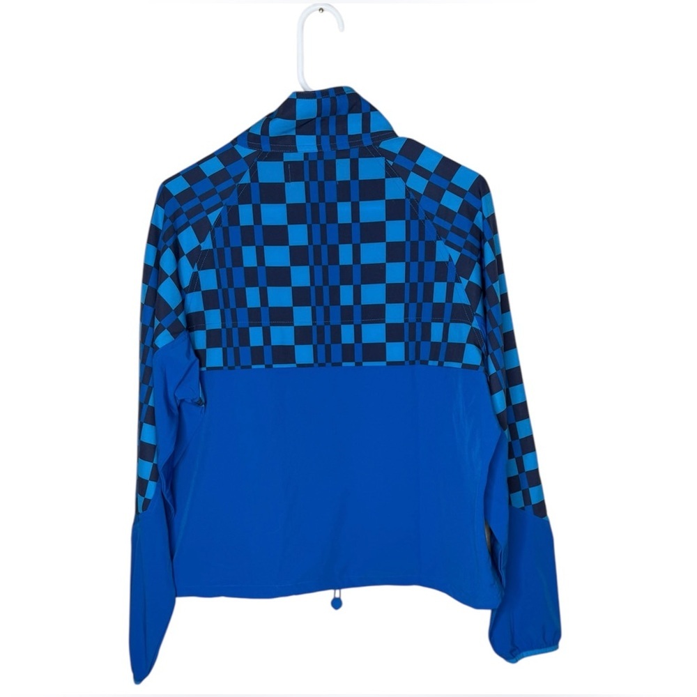 Beach Riot Atticus Pullover In Imperial Blue Check Size Medium Windbreaker - Picture 5 of 11